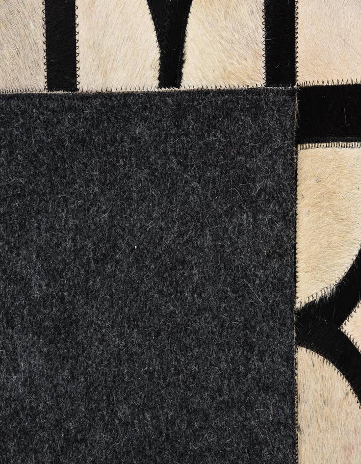 Detail image of  5' x 8' Cowhide Leather Rug