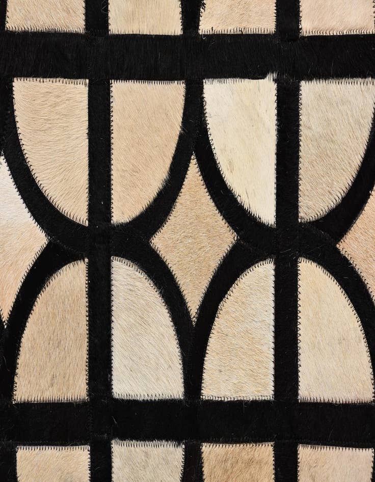 Detail image of  8' x 9' 10 Cowhide Leather Rug