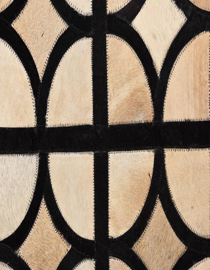 Detail image of  8' x 9' 10 Cowhide Leather Rug