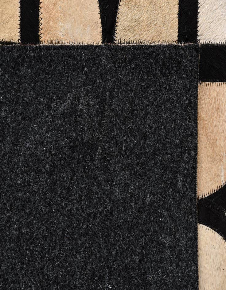 Detail image of  8' x 9' 10 Cowhide Leather Rug