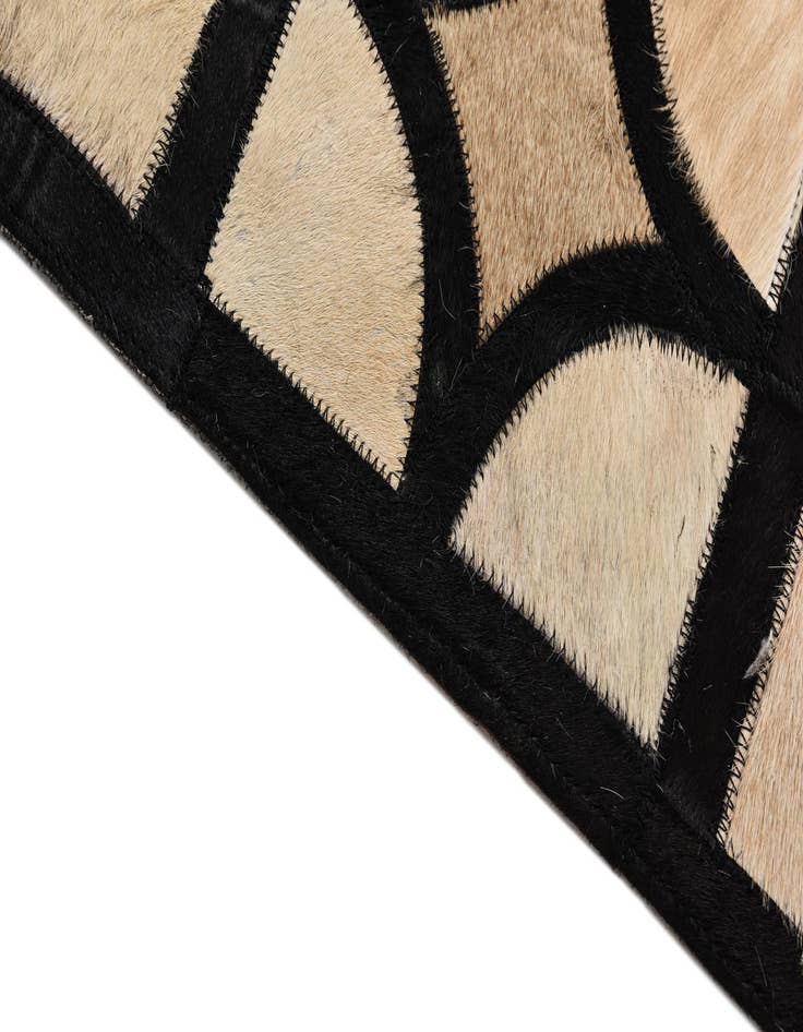 Detail image of  8' 2 x 10' Cowhide Leather Rug