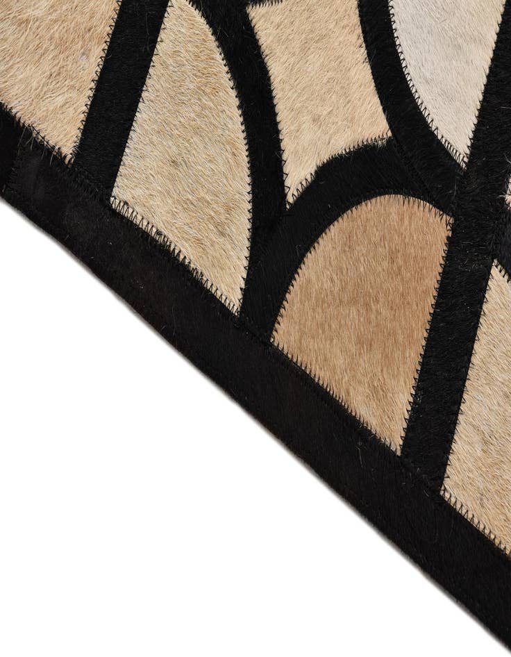 Detail image of  8' 2 x 10' Cowhide Leather Rug