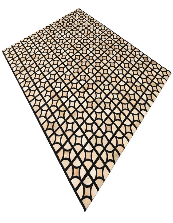 Detail image of  8' 2 x 10' Cowhide Leather Rug