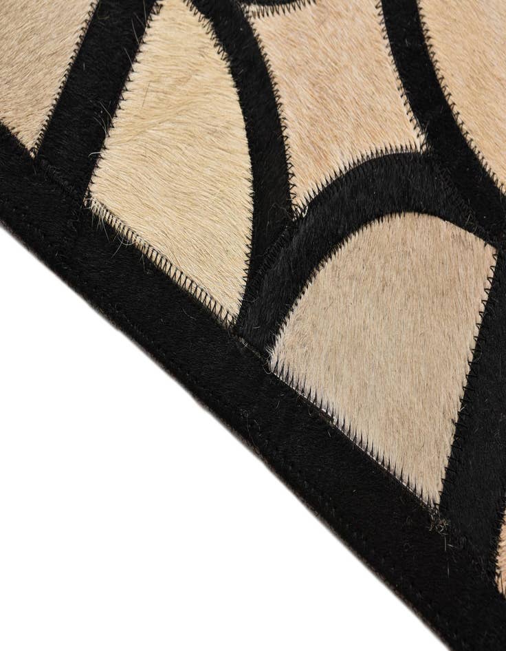 Detail image of  8' 2 x 10' Cowhide Leather Rug