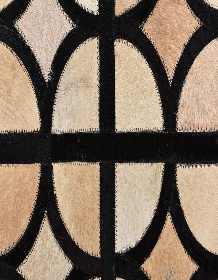 Detail image of  8' 2 x 10' Cowhide Leather Rug
