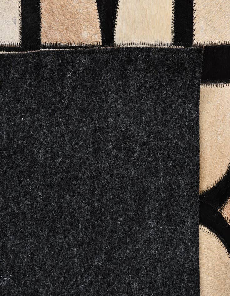 Detail image of  8' 2 x 10' Cowhide Leather Rug