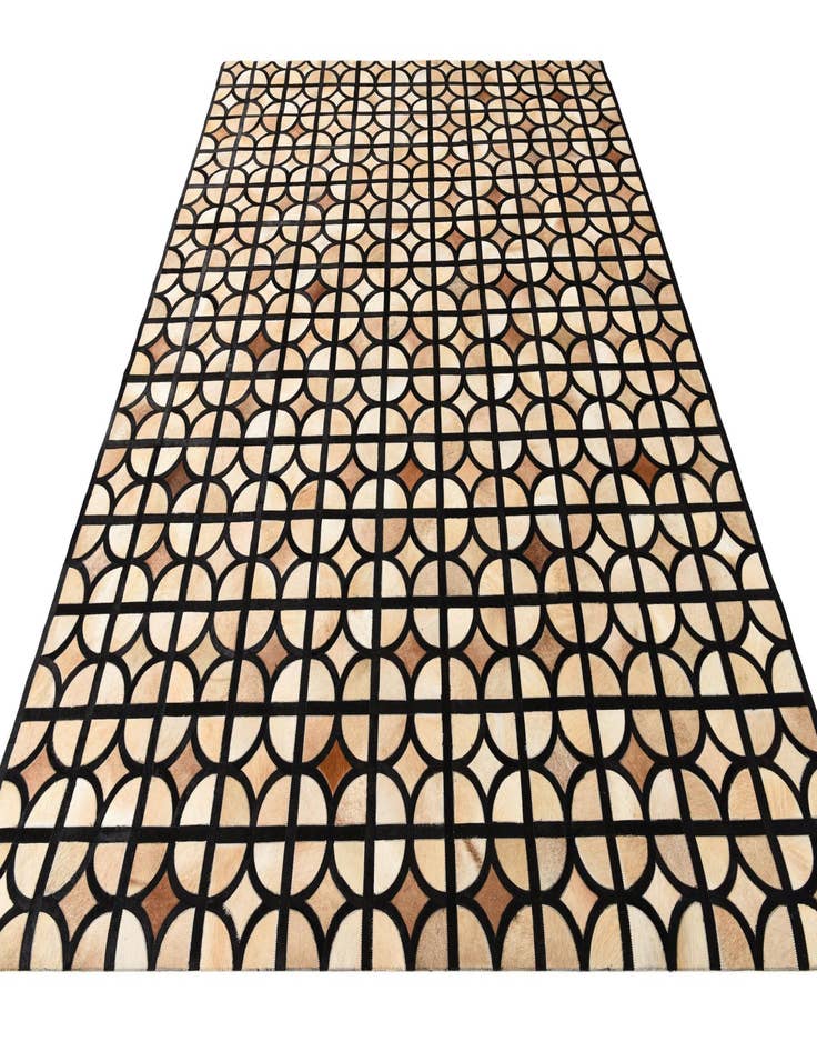 Detail image of  8' x 10' Cowhide Leather Rug