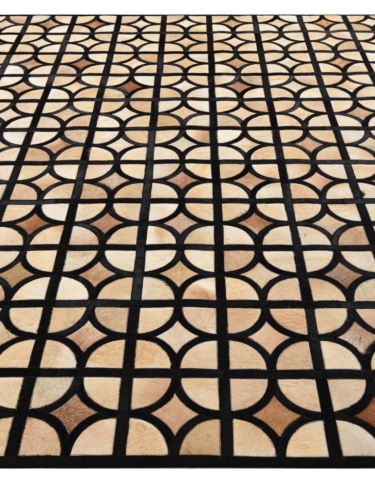 Detail image of  8' x 10' Cowhide Leather Rug