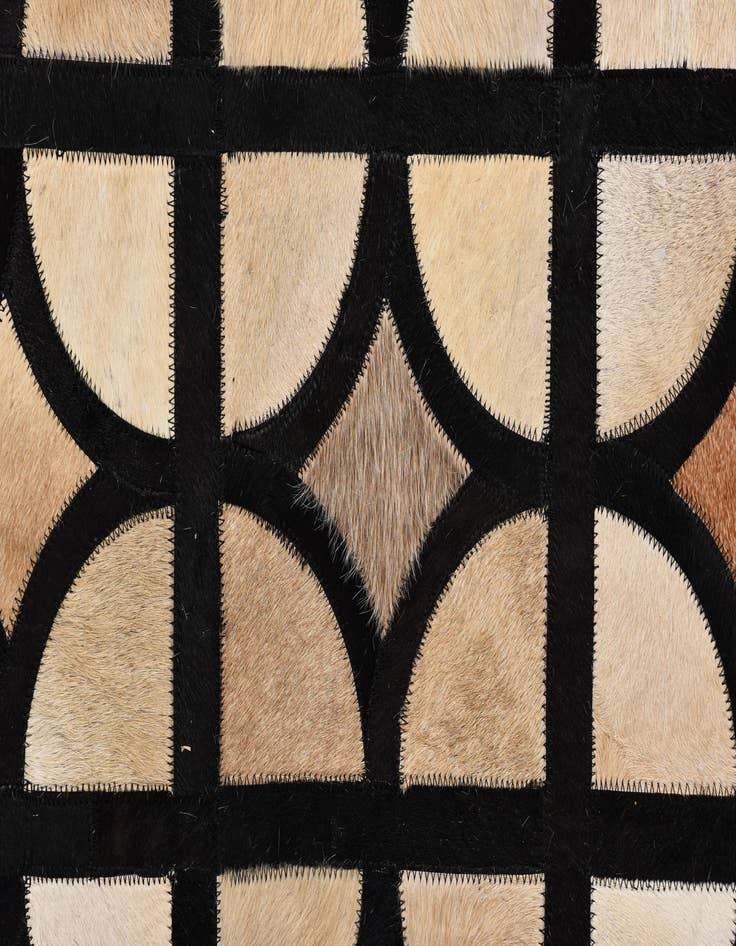 Detail image of  8' x 10' Cowhide Leather Rug