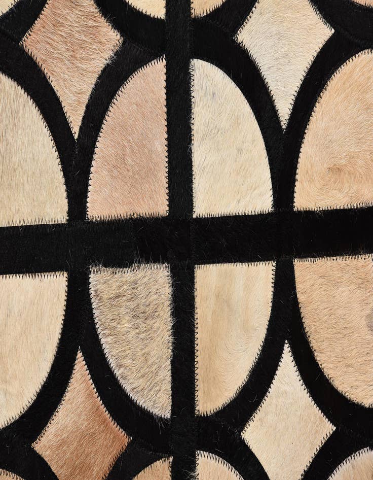 Detail image of  8' x 10' Cowhide Leather Rug