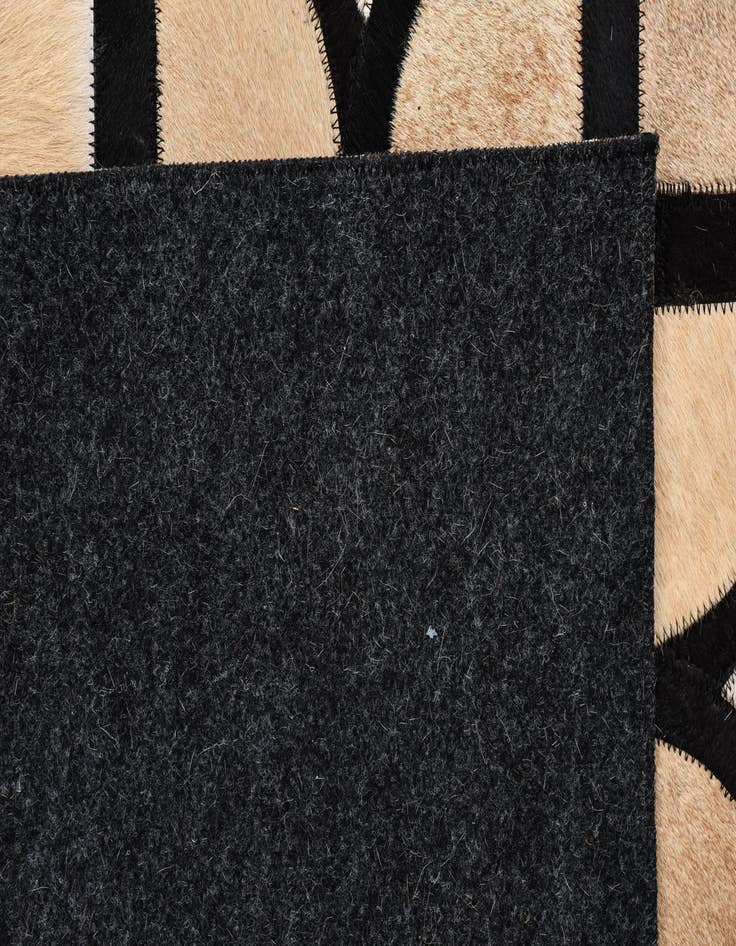 Detail image of  8' x 10' Cowhide Leather Rug