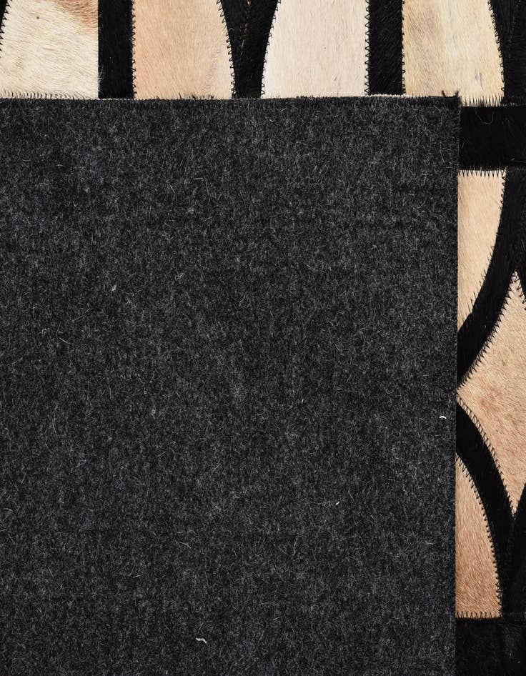 Detail image of  8' 1 x 10' Cowhide Leather Rug