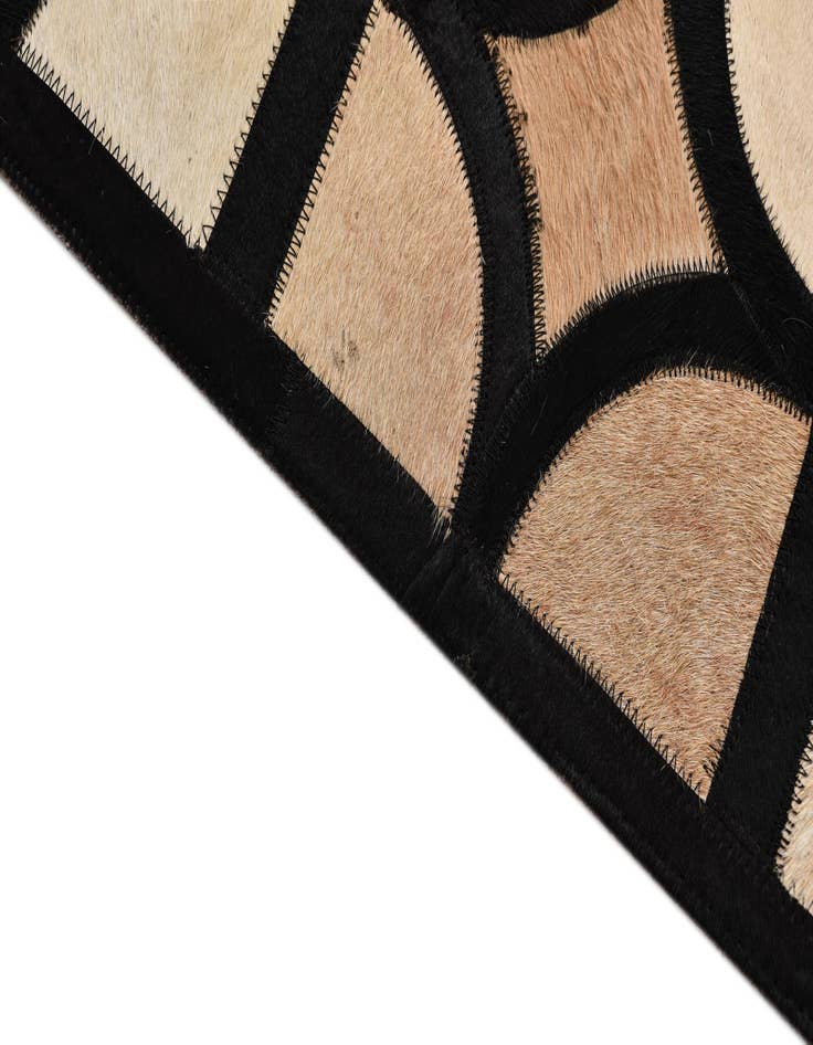 Detail image of  8' 2 x 10' Cowhide Leather Rug