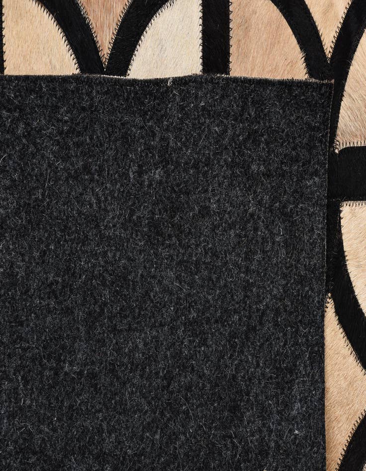 Detail image of  8' 2 x 10' Cowhide Leather Rug