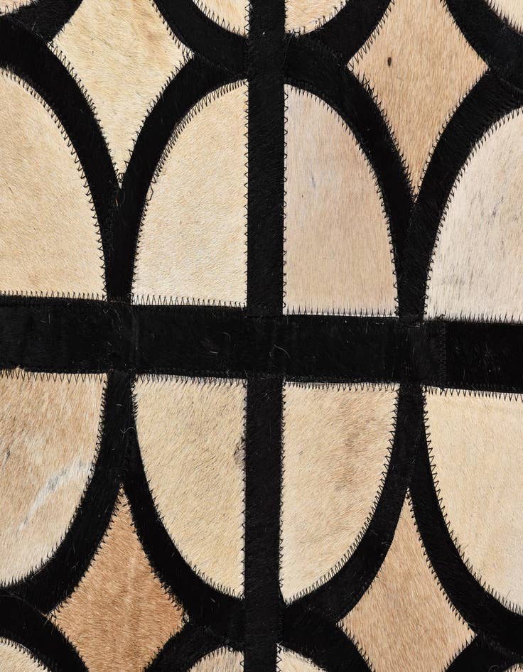 Detail image of  8' 2 x 10' Cowhide Leather Rug