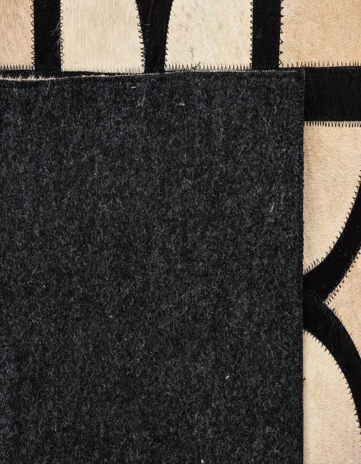 Detail image of  8' 2 x 10' Cowhide Leather Rug