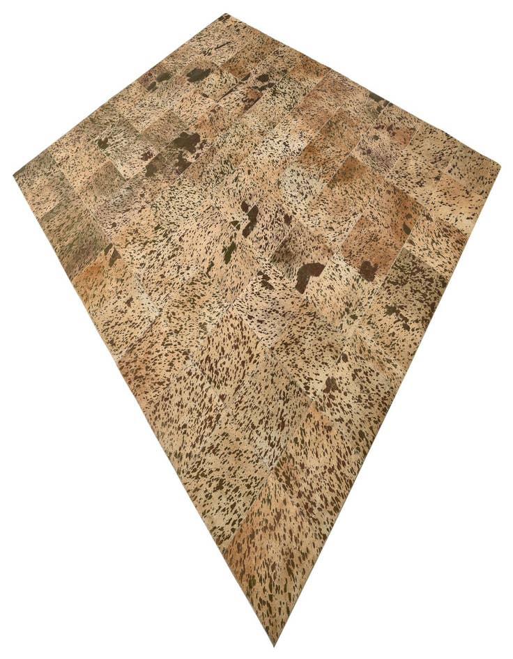 Detail image of  8' 1 x 10' 1 Cowhide Leather Rug