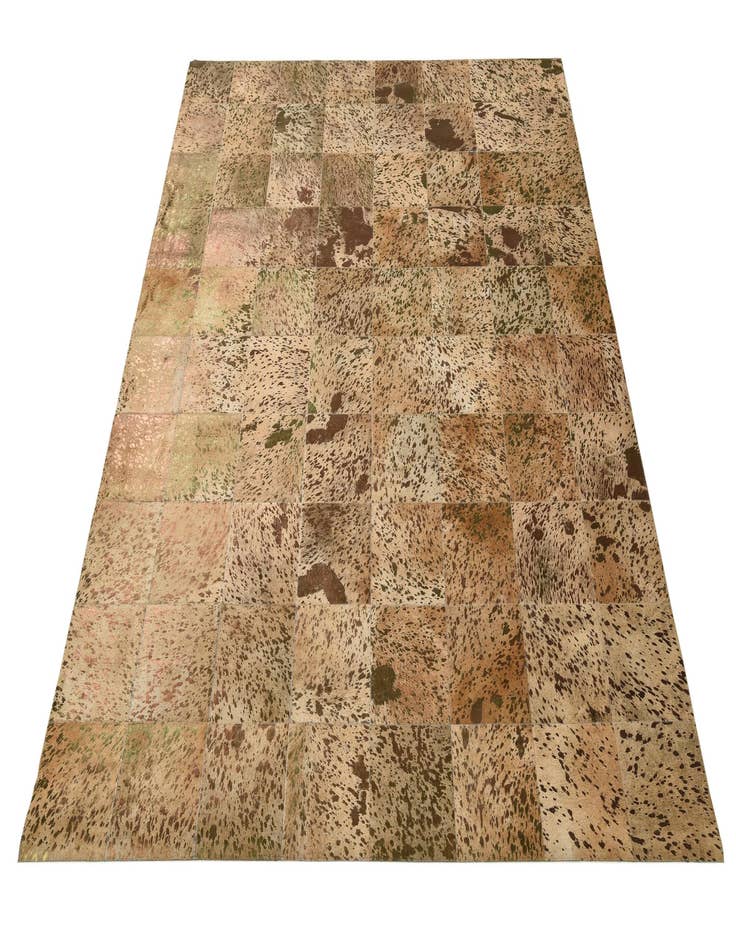 Detail image of  8' 1 x 10' 1 Cowhide Leather Rug