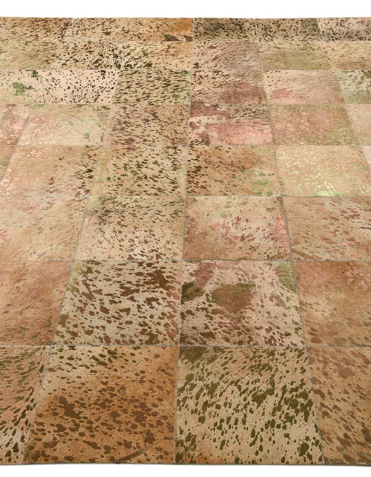 Detail image of  8' 1 x 10' 1 Cowhide Leather Rug