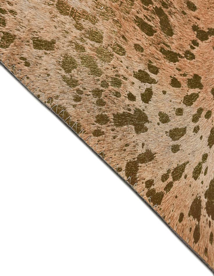 Detail image of  8' 1 x 10' 1 Cowhide Leather Rug