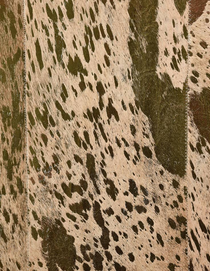 Detail image of  8' 1 x 10' 1 Cowhide Leather Rug