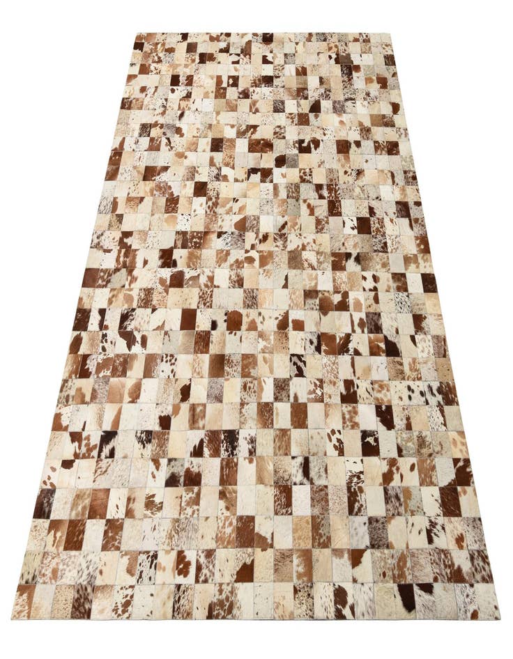 Detail image of  8' x 9' 10 Cowhide Leather Rug