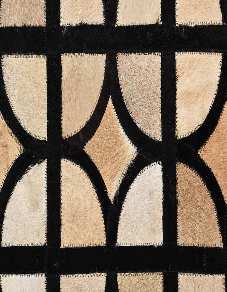 Detail image of  8' 2 x 10' Cowhide Leather Rug