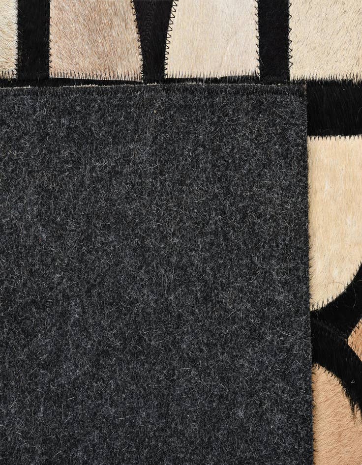 Detail image of  8' 2 x 10' Cowhide Leather Rug