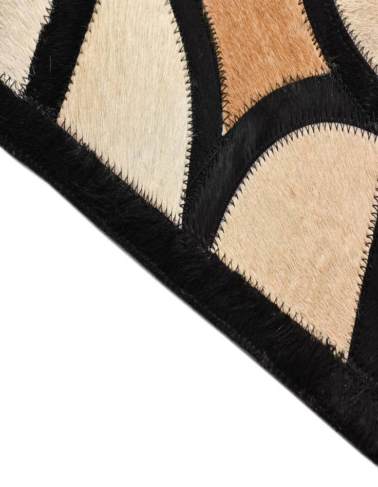 Detail image of  8' 2 x 10' 2 Cowhide Leather Rug