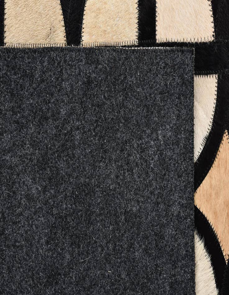 Detail image of  8' 2 x 10' 2 Cowhide Leather Rug