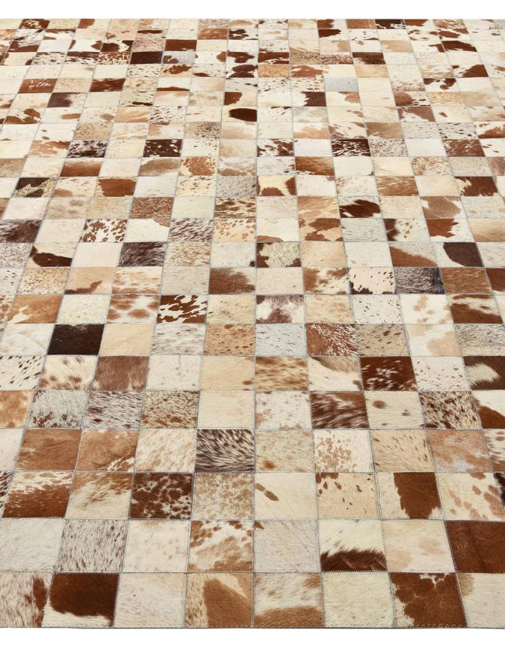 Detail image of  8' x 10' Cowhide Leather Rug