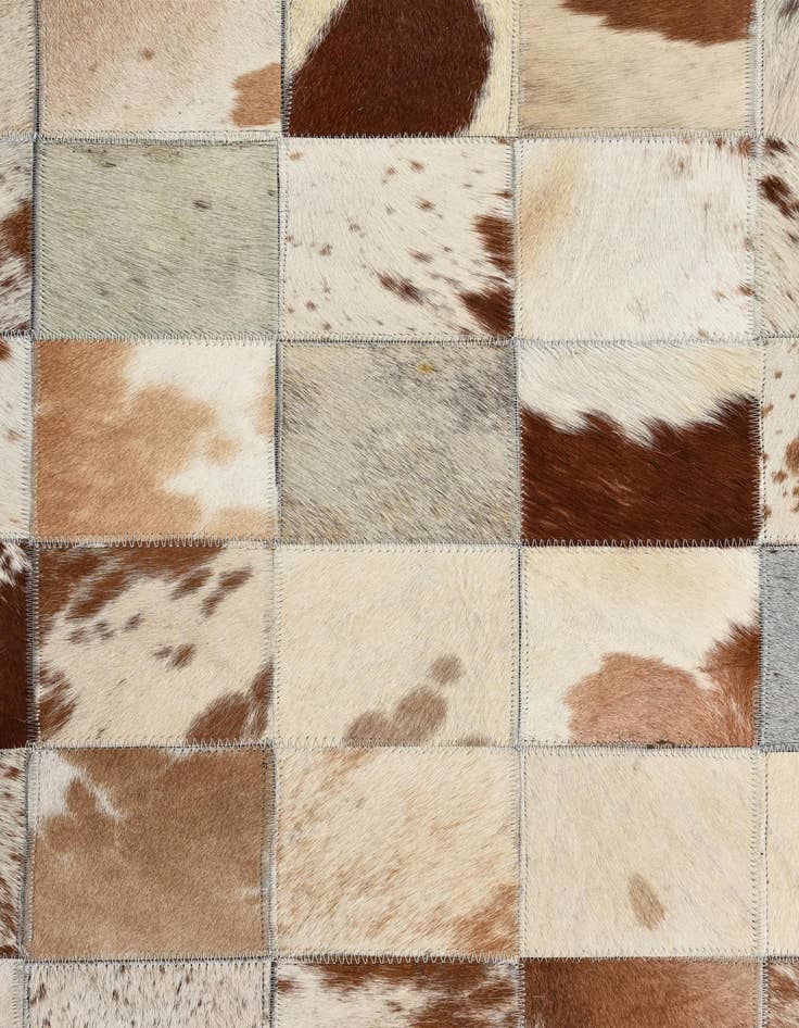 Detail image of  8' x 10' Cowhide Leather Rug