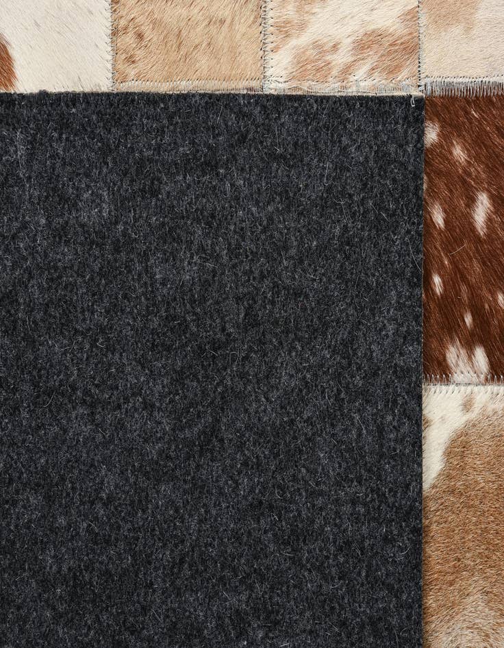 Detail image of  8' x 10' Cowhide Leather Rug