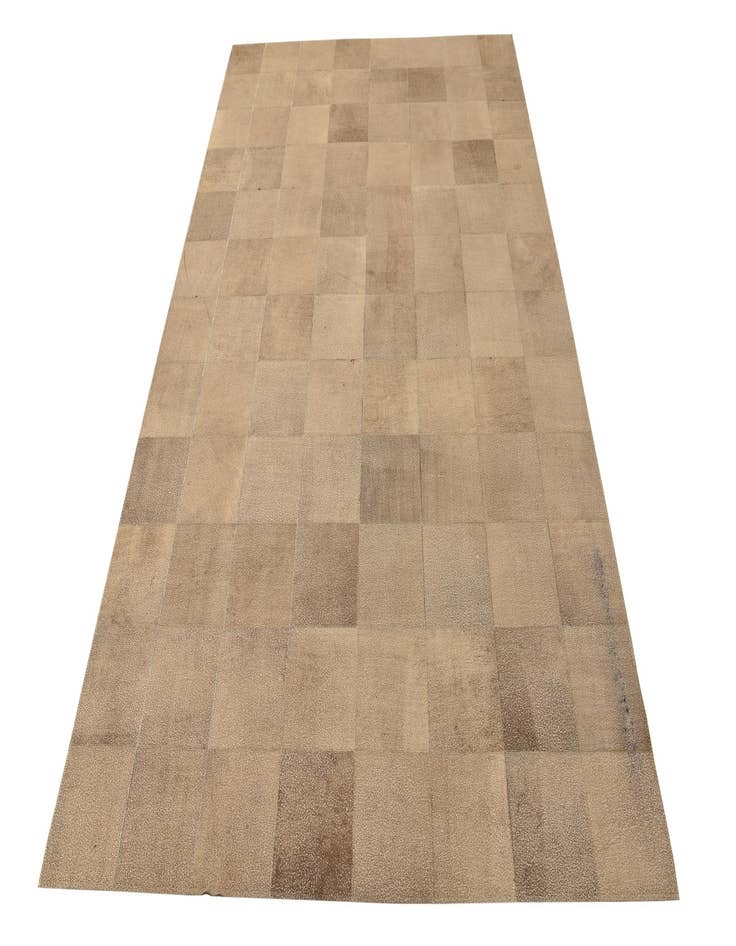 Detail image of  5' 1 x 8' Cowhide Leather Rug