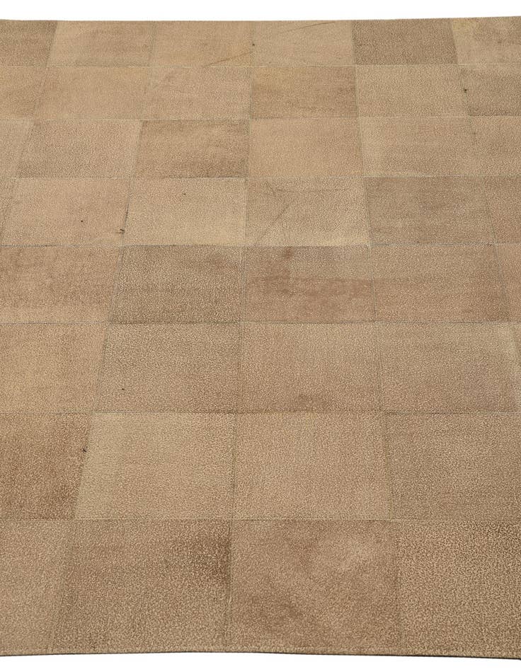 Detail image of  5' 1 x 8' Cowhide Leather Rug