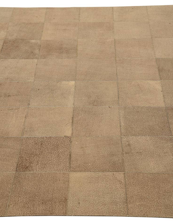 Detail image of  5' 1 x 8' Cowhide Leather Rug