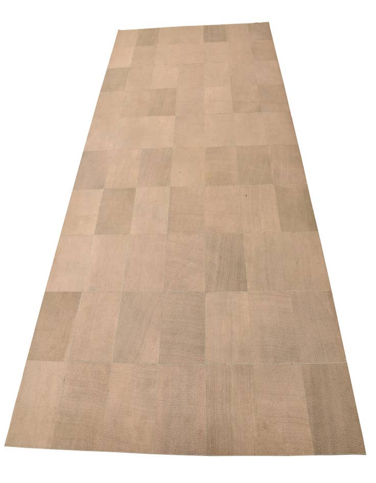 Detail image of  6' 7 x 9' 8 Cowhide Leather Rug