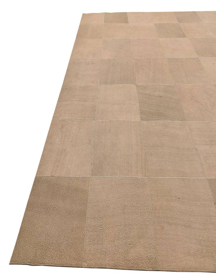 Detail image of  6' 7 x 9' 8 Cowhide Leather Rug