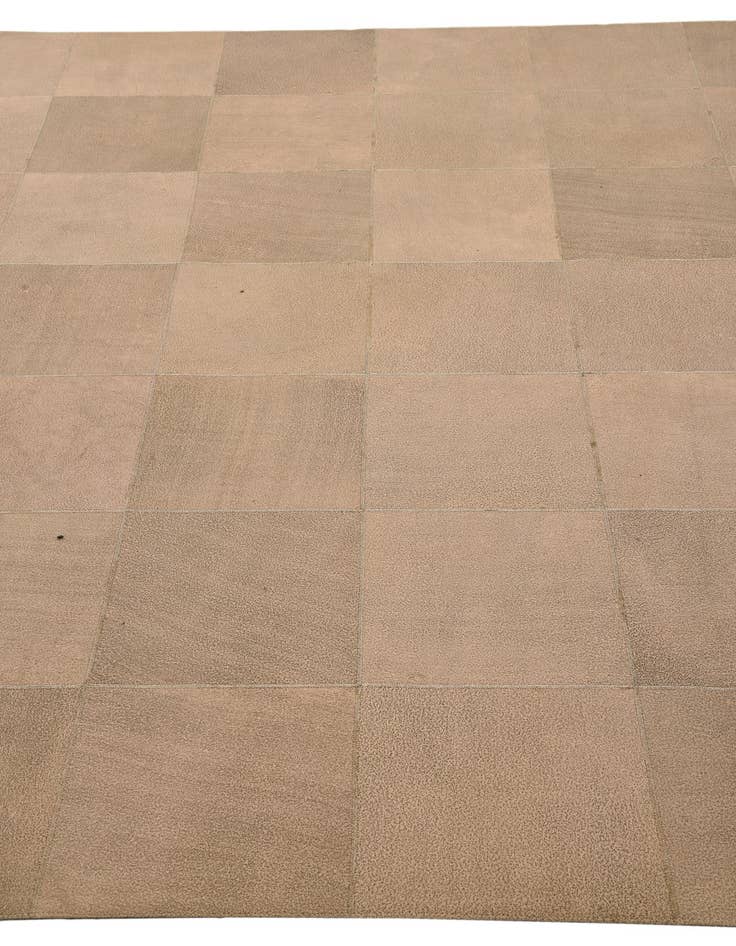 Detail image of  6' 7 x 9' 8 Cowhide Leather Rug