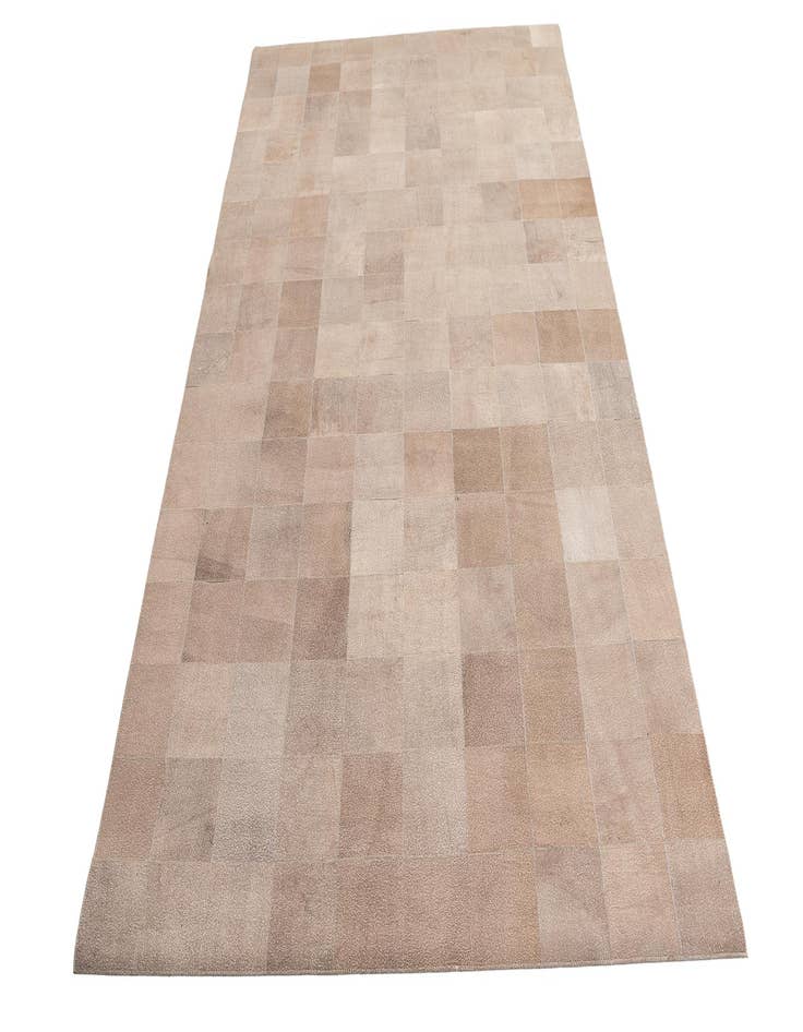 Detail image of  5' x 7' 9 Cowhide Leather Rug