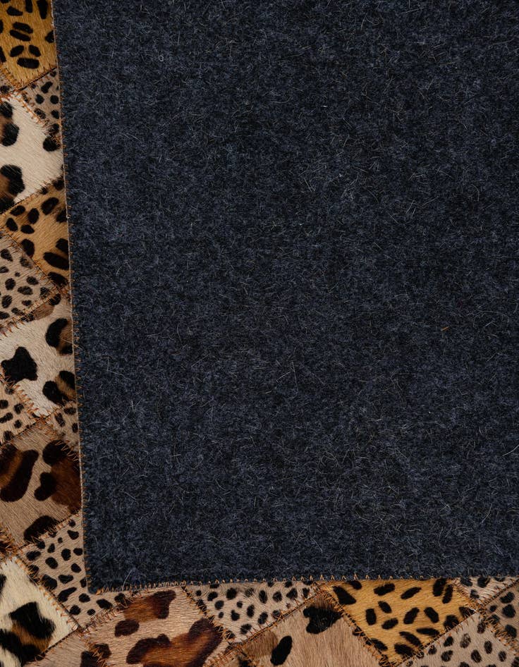 Detail image of  5' 1 x 8' Cowhide Leather Rug