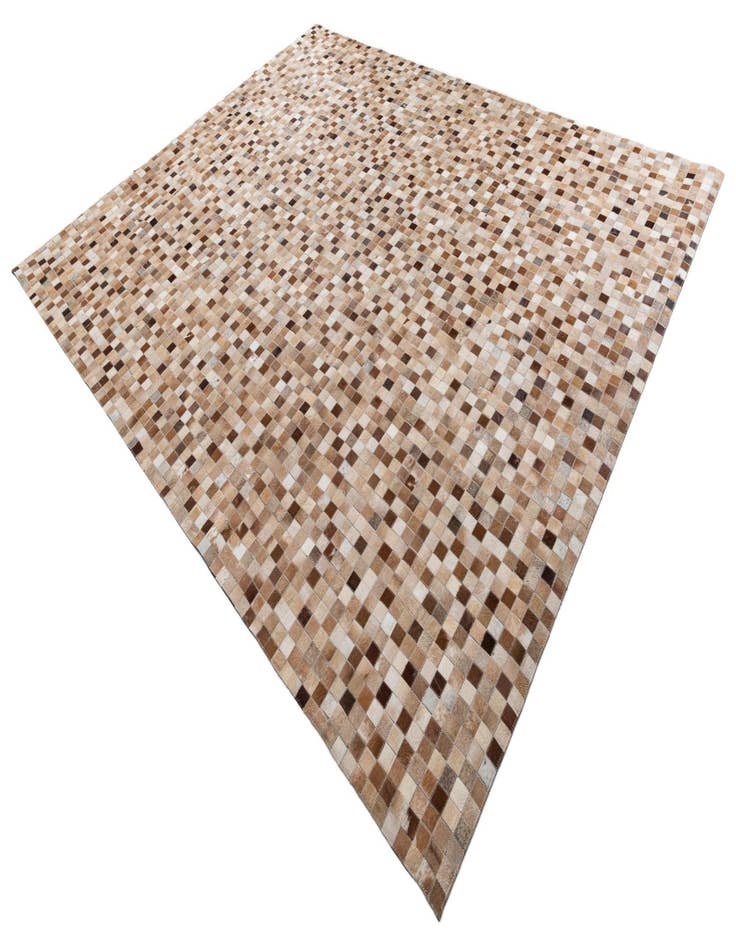 Detail image of  8' x 9' 10 Cowhide Leather Rug