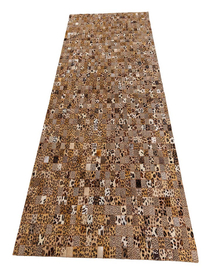 Detail image of  5' 1 x 8' Cowhide Leather Rug