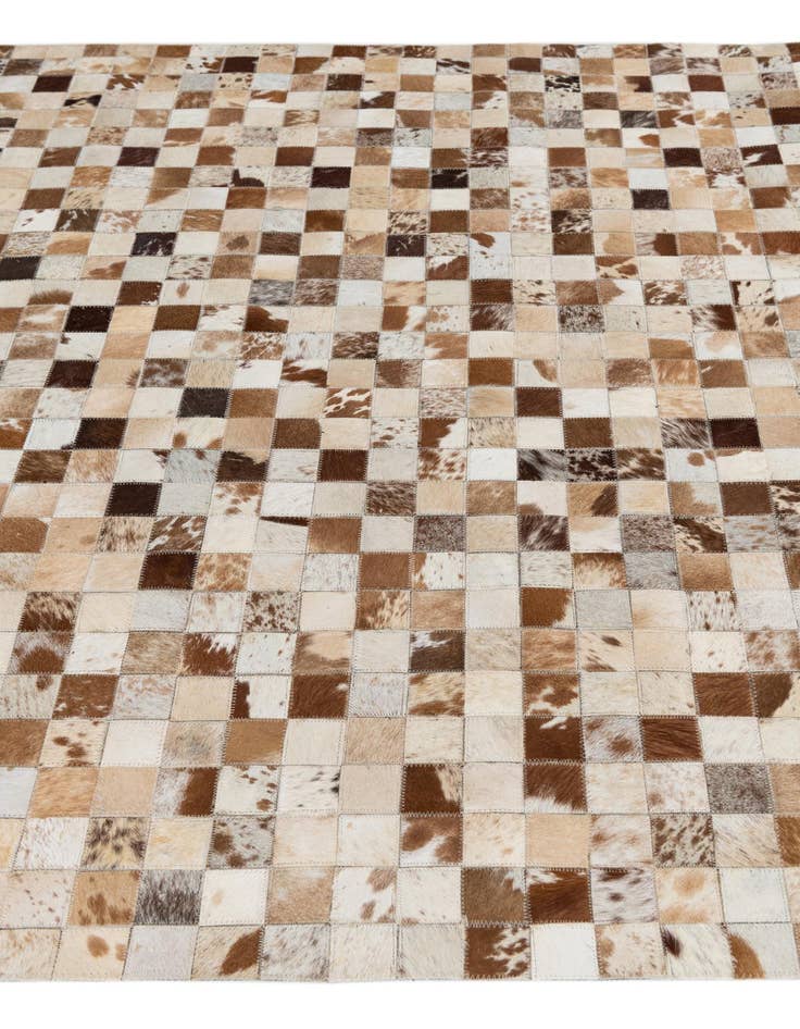 Detail image of  5' x 8' Cowhide Leather Rug