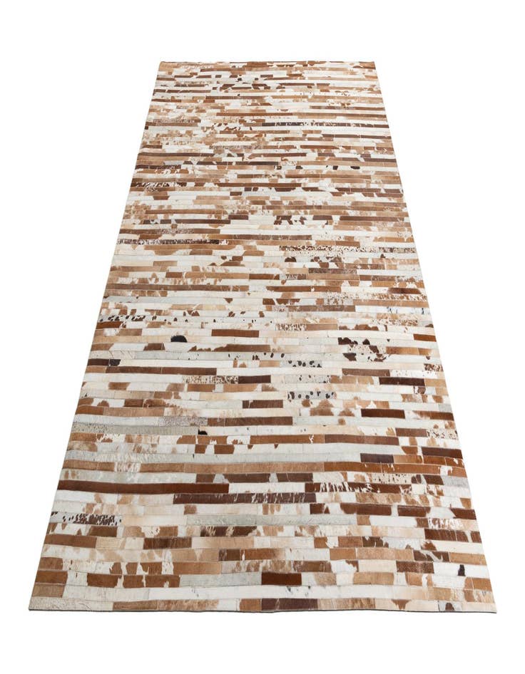 Detail image of  8' 1 x 10' Cowhide Leather Rug