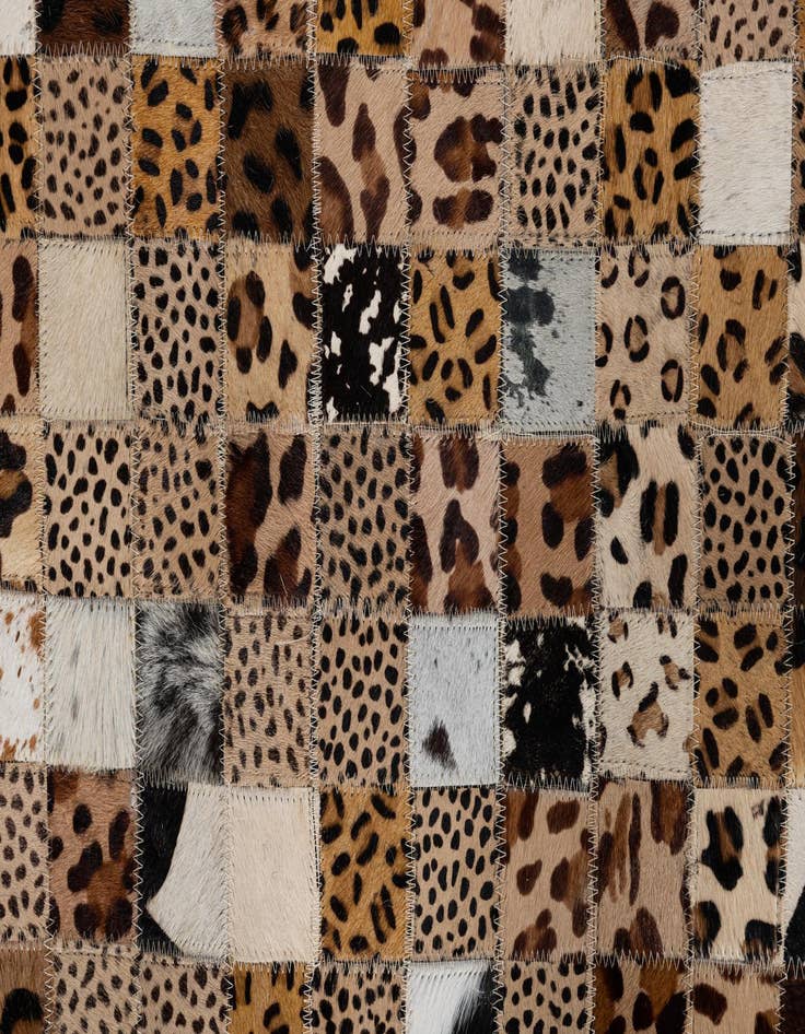 Detail image of  8' x 10' Cowhide Leather Rug