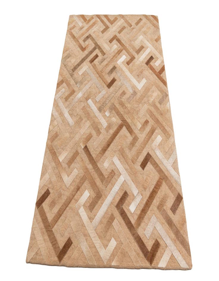 Detail image of  4' x 6' Cowhide Leather Rug