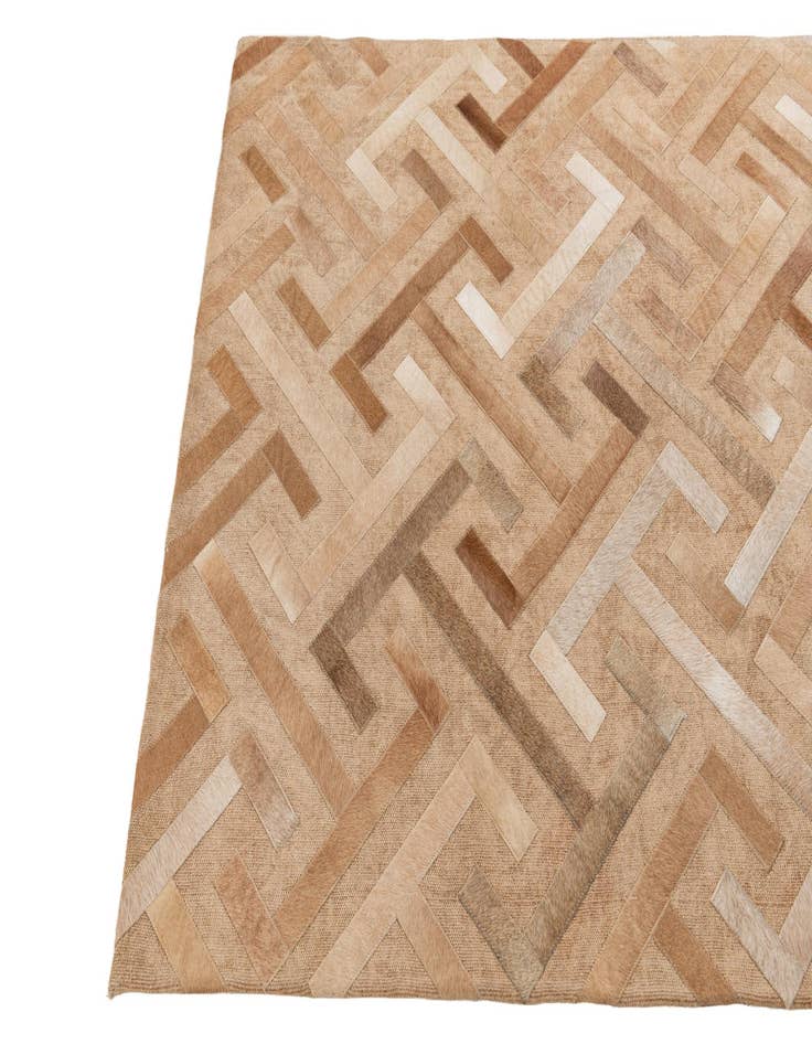 Detail image of  4' x 6' Cowhide Leather Rug