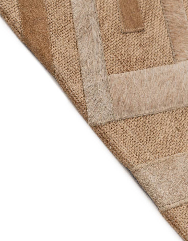 Detail image of  4' x 6' Cowhide Leather Rug