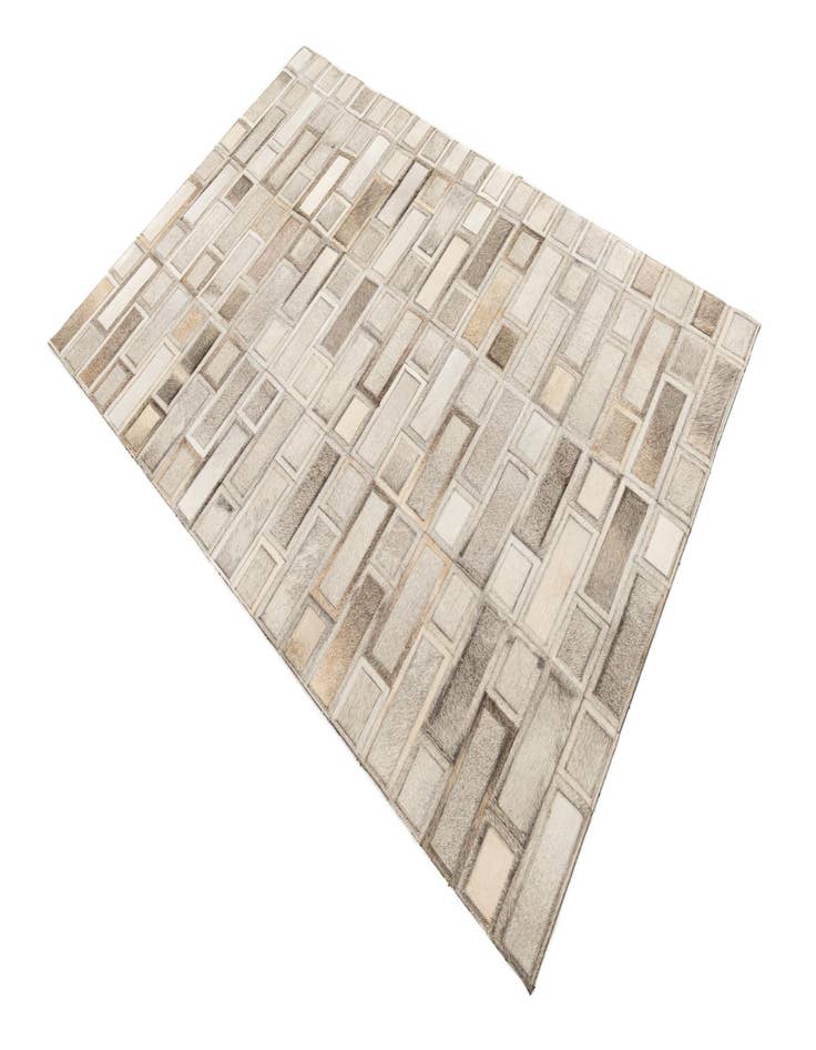 Detail image of  4' x 6' 1 Cowhide Leather Rug